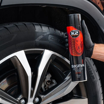 Spray Luciu si Protectie Anvelope K2 Sigma Aero 600 ML