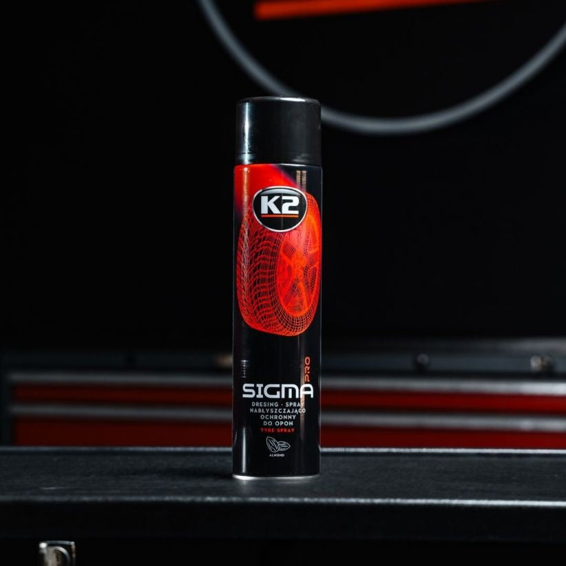 Spray Luciu si Protectie Anvelope K2 Sigma Aero 600 ML