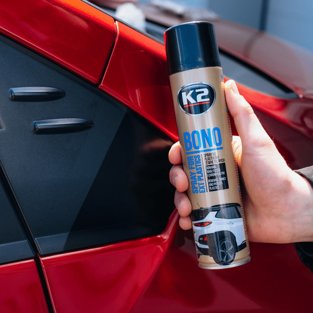 Spray Reimprospatare si Luciu Suprafete din Plastic K2 Bono 300 ML