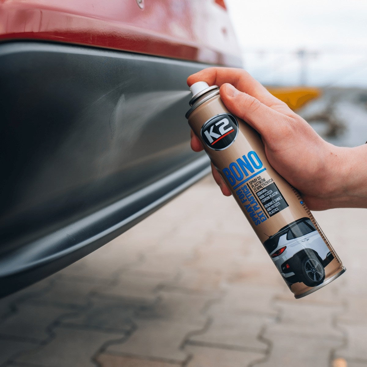 Spray Reimprospatare si Luciu Suprafete din Plastic K2 Bono 300 ML