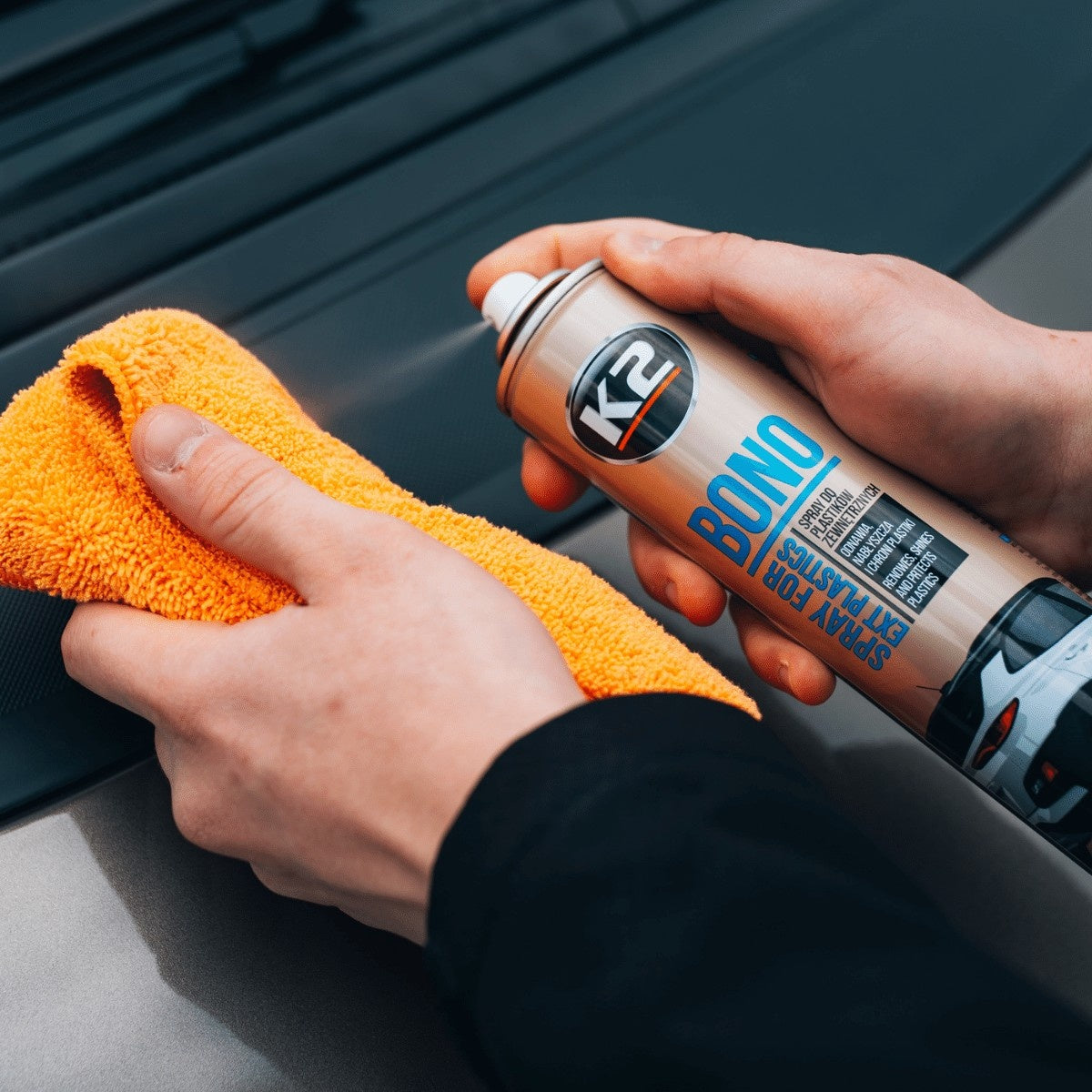 Spray Reimprospatare si Luciu Suprafete din Plastic K2 Bono 300 ML