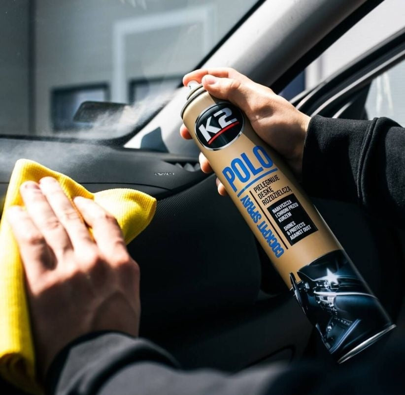 Spray Silicon Curatare si Intretinere Bord K2 Polo Cockpit 750 ML