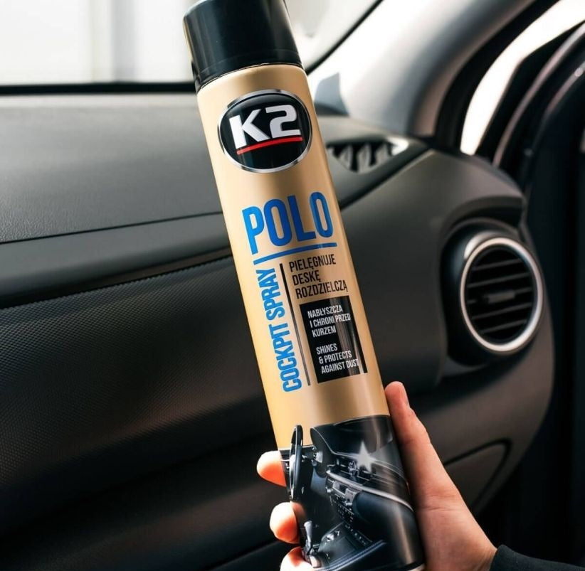 Spray Silicon Curatare si Intretinere Bord K2 Polo Cockpit 750 ML