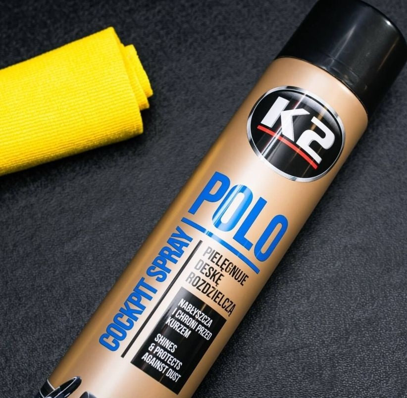 Spray Silicon Curatare si Intretinere Bord K2 Polo Cockpit 750 ML