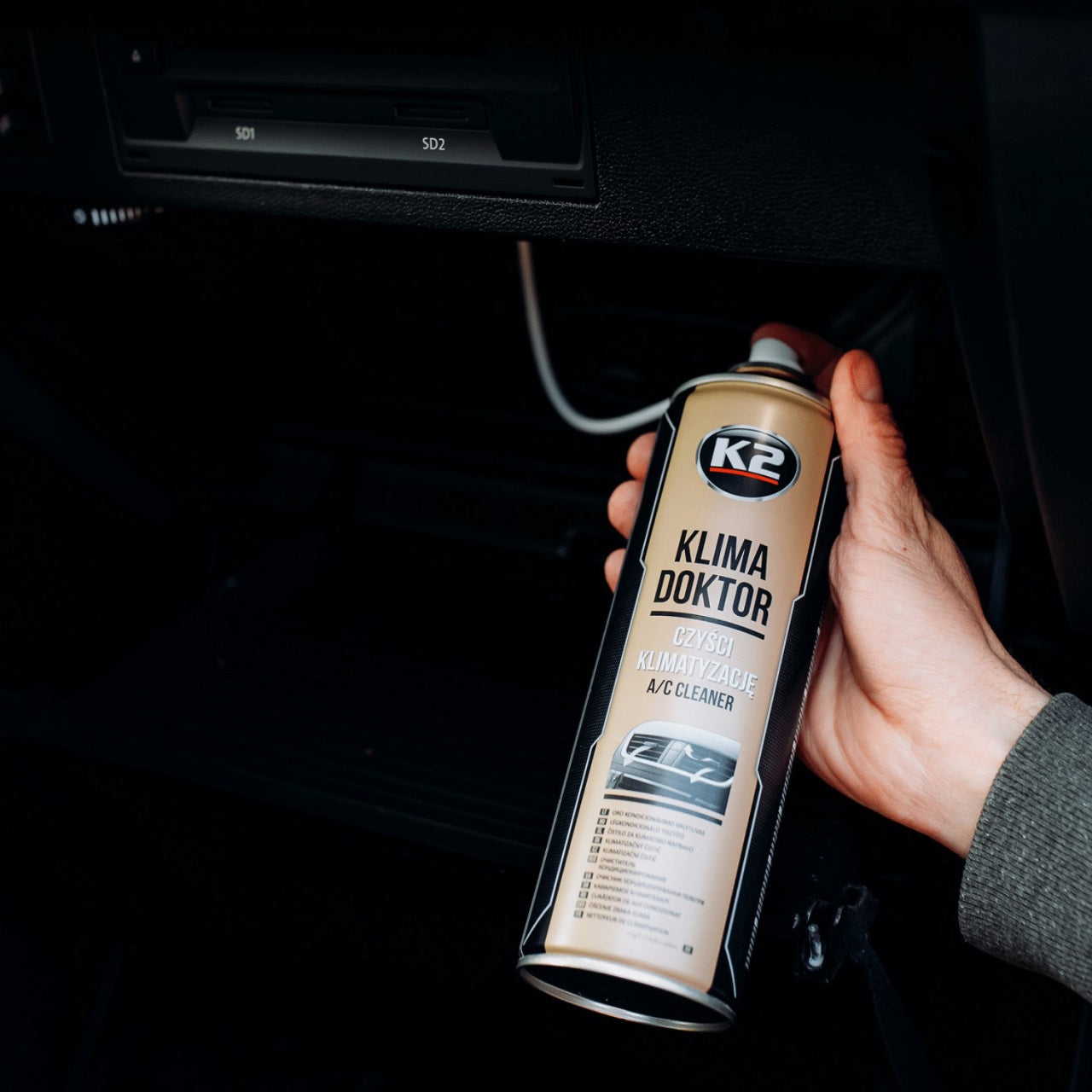 Spray Spuma Curatare si Igienizare Instalatie Aer Conditionat K2 Klima Doktor 500 ML