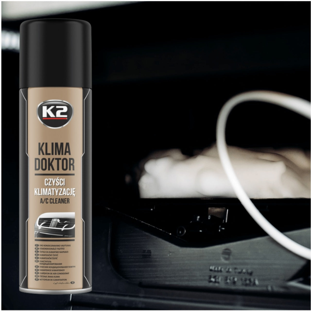 Spray Spuma Curatare si Igienizare Instalatie Aer Conditionat K2 Klima Doktor 500 ML