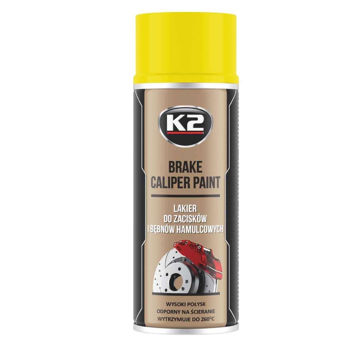 Spray Vopsea Etriere Frana Galben K2 400 ML