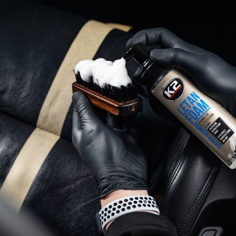 Spuma Activa Curatare Suprafete din Piele K2 Letan Foam 200 ML