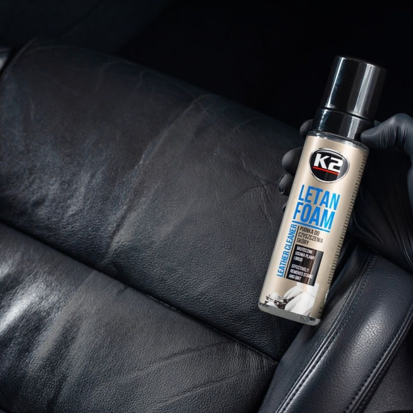 Spuma Activa Curatare Suprafete din Piele K2 Letan Foam 200 ML