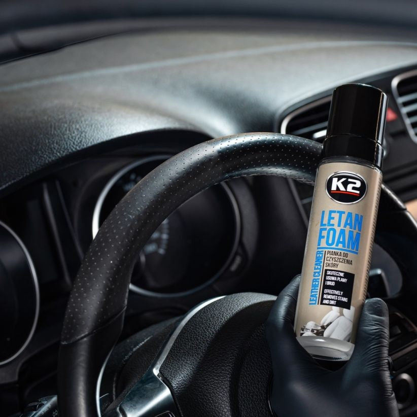 Spuma Activa Curatare Suprafete din Piele K2 Letan Foam 200 ML