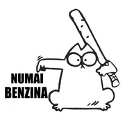 Sticker clapeta rezervor auto, culoare neagra, 