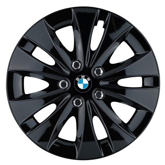Set 4 capace roti 16 inchi (R16) compatibile BMW, Model Storm Negru