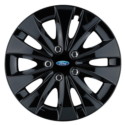 Set 4 capace roti 15 inchi (R15) compatibile FORD, Model Storm Negru