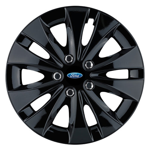 Set 4 capace roti 15 inchi (R15) compatibile FORD, Model Storm Negru