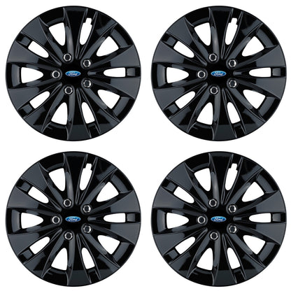 Set 4 capace roti 15 inchi (R15) compatibile FORD, Model Storm Negru