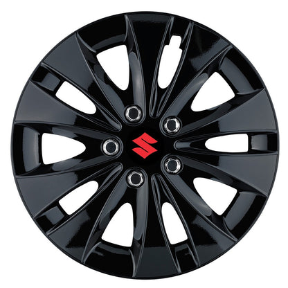 Set 4 capace roti 15 inchi (R15) compatibile SUZUKI, Model Storm Negru