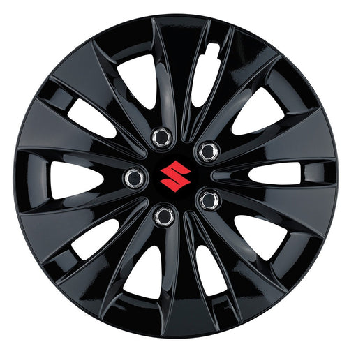 Set 4 capace roti 16 inchi (R16) compatibile SUZUKI, Model Storm Negru