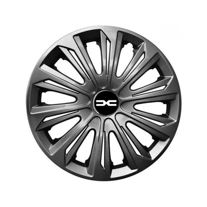 Set 4 capace roti strong grafit R14 Compatibil Cu Dacia Nou