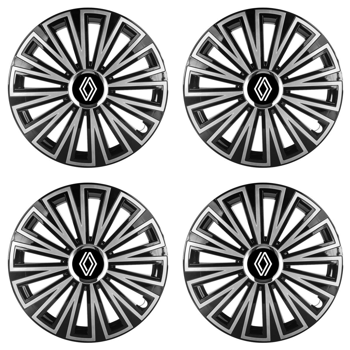 Set 4 Capace Roti, potrivite jantelor de R14, pentru Renault Nou, model sunset