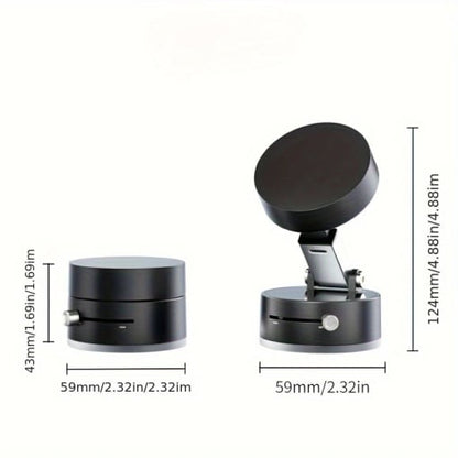 Suport Magnetic Negru cu Ventuza si Brat Reglabil Pentru Audi