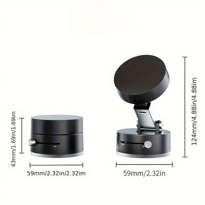 Suport Magnetic Negru cu Ventuza si Brat Reglabil Pentru Dacia
