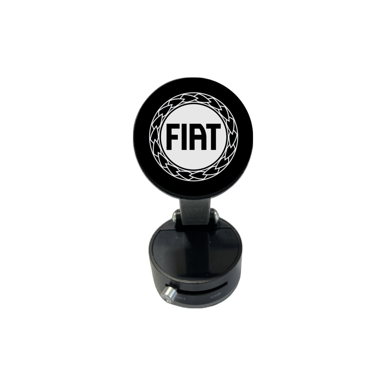 Suport Magnetic Negru cu Ventuza si Brat Reglabil Pentru Fiat