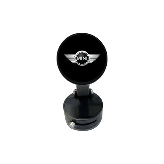 Suport Magnetic Negru cu Ventuza si Brat Reglabil Pentru Mini