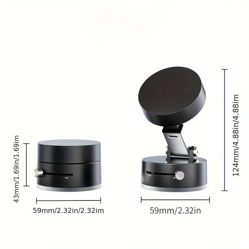Suport Magnetic Negru cu Ventuza si Brat Reglabil Pentru Renault