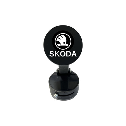 Suport Magnetic Negru cu Ventuza si Brat Reglabil Pentru New Skoda-Digital Muresan SRL
