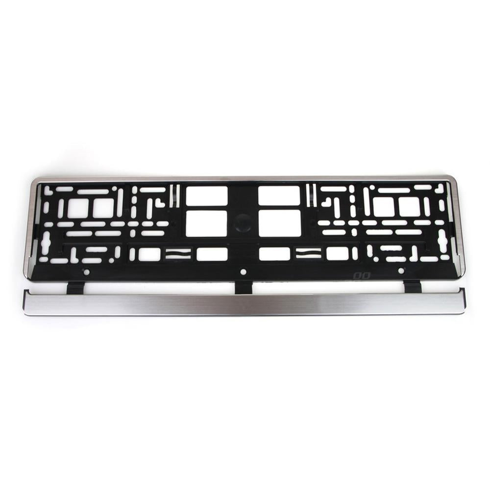 Suport numar inmatriculare aluminiu polisat-Digital Muresan SRL