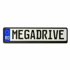 MEGA DRIVE License Plate Holder, Ruler Type 1, 1 Piece