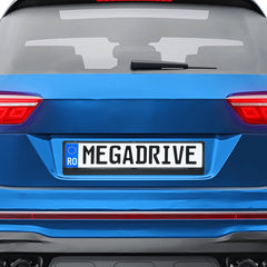 MEGA DRIVE Simple License Plate Holder, Set of 2