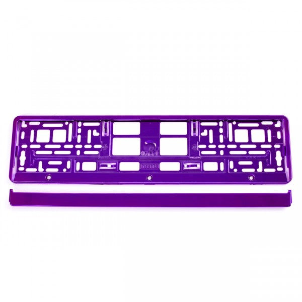 Suport numar inmatriculare- violet metalic-Digital Muresan SRL