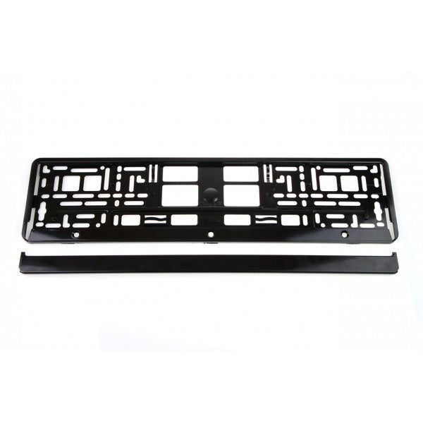 Black Metallic License Plate Holder, 53 x 13 cm