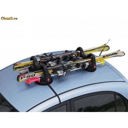 Suport schi Menabo Himalaya cu prindere magnetica, 2 perechi ski + bete