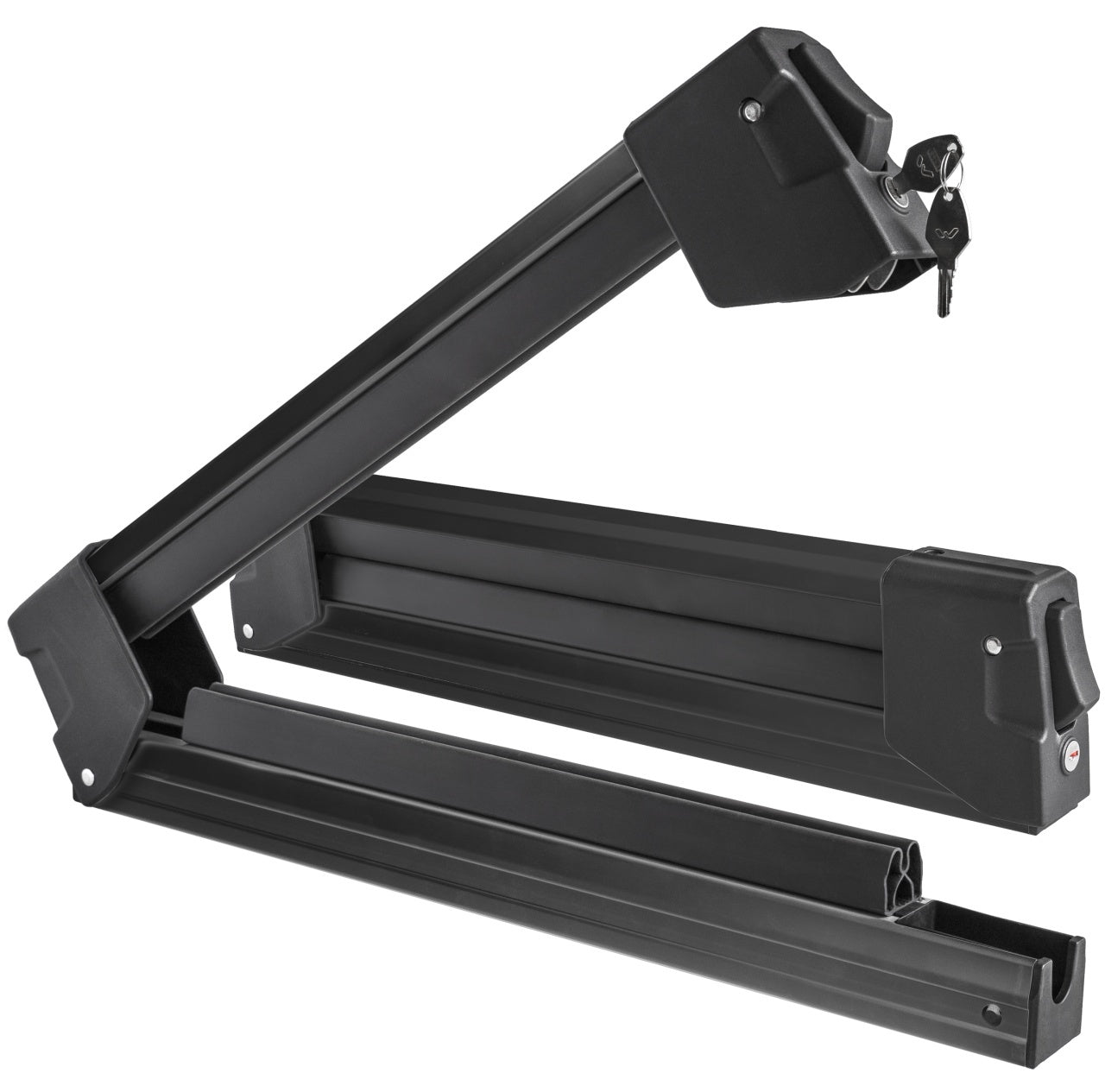 Suport schi snowboard Menabo Yelo 4 Black pe bare transversale, 4 perechi ski / 2 snowboard
