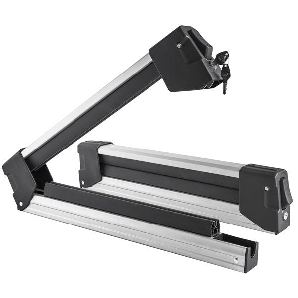 Suport schi snowboard Menabo Yelo 4 Silver pe bare transversale, 4 perechi ski / 2 snowboard