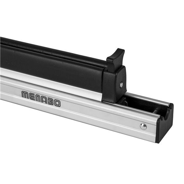 Suport schi snowboard Menabo Yelo 6 Silver glisabil, pe bare transversale, 6 perechi ski / 4 snowboard