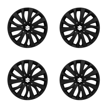 Set 4 capace roti 16 inchi (R16) compatibile SUZUKI, Model - 432 Black Edition
