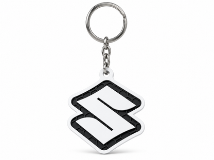 Breloc auto Suzuki logo cu lanț și inel
