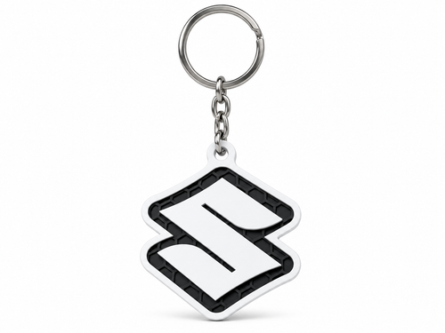Breloc auto Suzuki logo cu lanț și inel