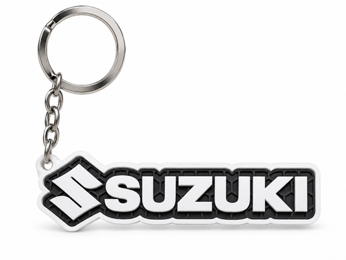 Breloc auto Suzuki inscripție cu lanț și inel
