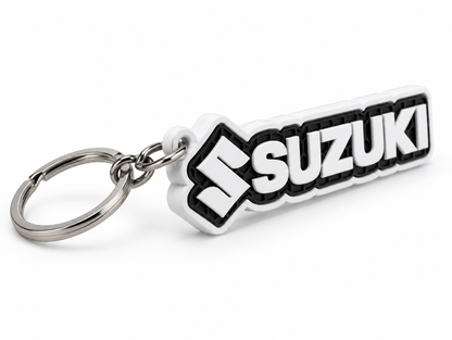 Breloc auto Suzuki inscripție cu lanț și inel