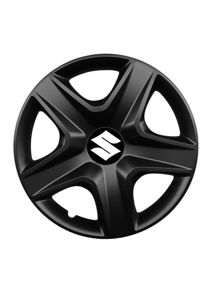 Set 4 capace roti potrivite jantelor de 16 inch compatibile SUZUKI, Model 418 Black