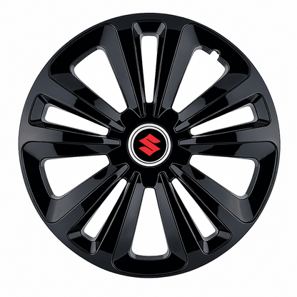 Set 4 Capace Roti Terra Negru R14, pentru Suzuki