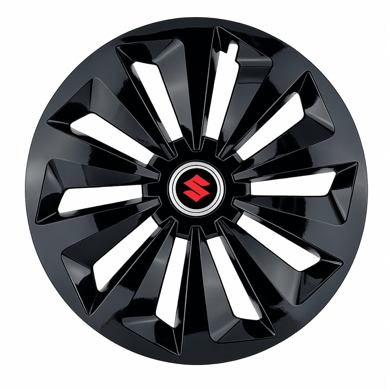 Set 4 capace roti Fox negru R15 Compatibil Cu Suzuki