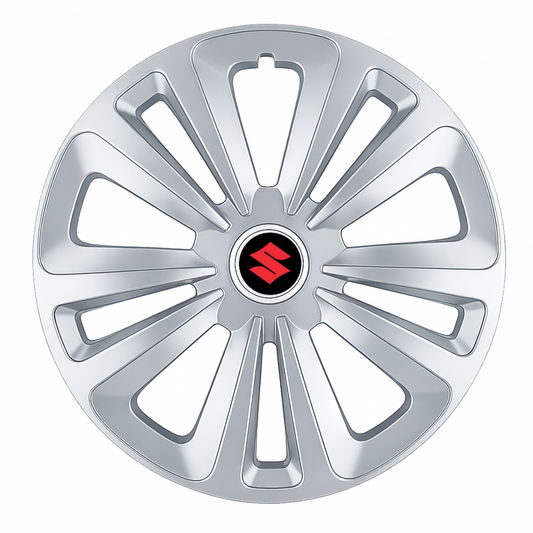 Set 4 Capace Roti Terra Gri R16, pentru Suzuki