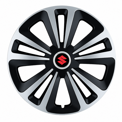 Set 4 Capace Roti Terra Gri-Negru R14 Compatibil Cu Suzuki