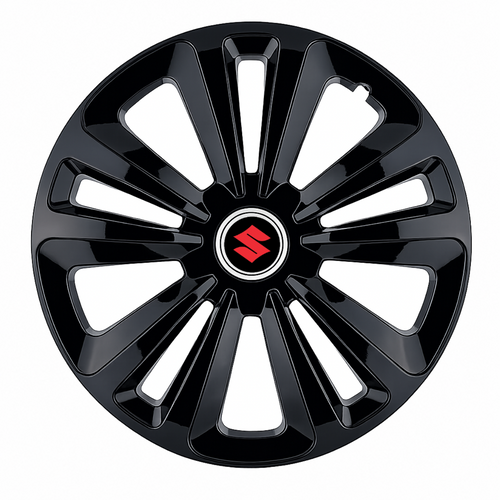 Set 4 Capace Roti Terra Negru R15, pentru Suzuki
