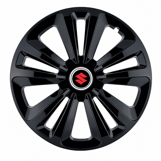 Set 4 Capace Roti Terra Negru R15, pentru Suzuki